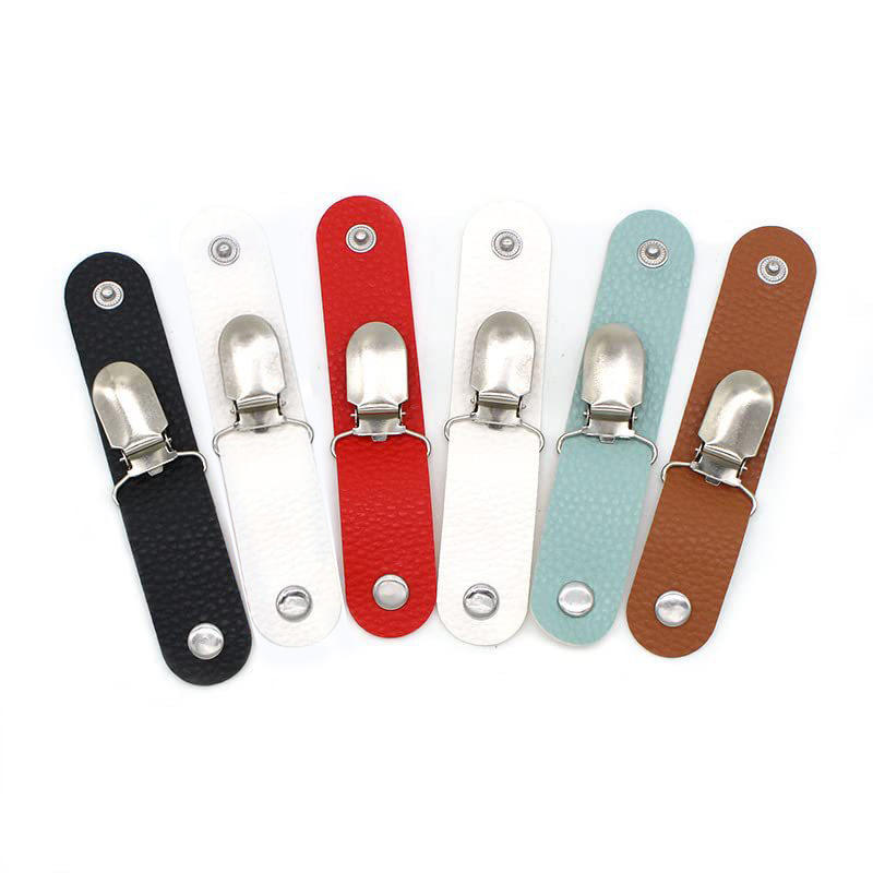 2pcs Travel Hat Clip Outdoor Backpack Luggage Storage Bag Leather Hat Clip Multifunctional Straw Hat Clip Hat Accessories