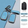 Stylish Zinc Alloy + Leather 2 3 Button Car Key Case for S0 Prado Yaris Vios Previa Protective Case Keyless Car Accessories JH0