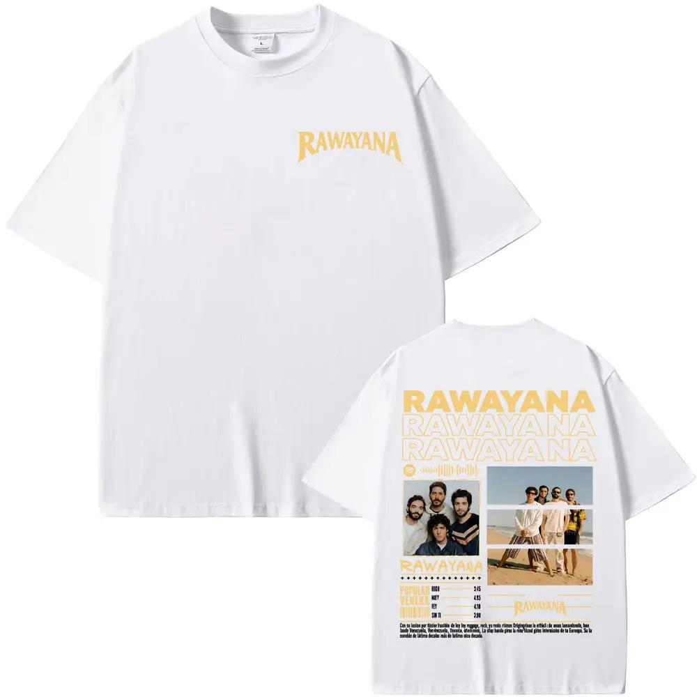 Band Rawayana Trae Las Cornetas Cover T-shirt Men's Clothing Harajuku Hip Hop Punk T Shirts Casual O-Neck Cotton T Shirt