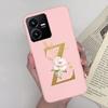 Flower Letters Case For Vivo Y22 2022 Y22S Matte Silicon Soft TPU Back Phone Cover For VivoY22 Y 22 22S Case Funda Bumper Shell