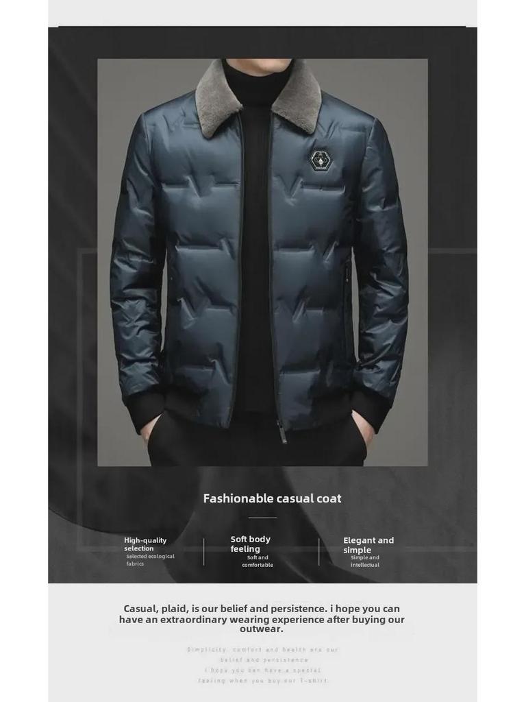 Men's Winter Cotton Coat: Warm, Thick, and Loose Casual Fit for Middle-Aged and Elderly Dads