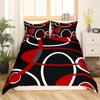 2/3pcs Bedding Set Digital Print Comfortable Duvet Cover for Home Bedroom Decoration, 1 Duvet Cover and 2pillowcase with Zippers