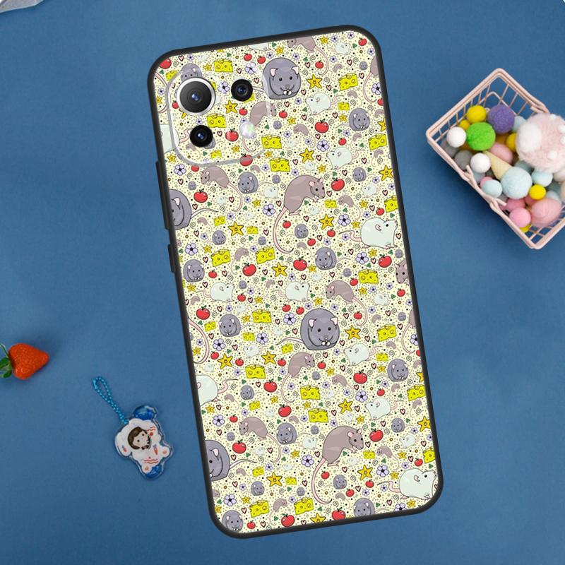 Mouse Rat Case For POCO F5 X3 X5 Pro X4 F4 GT C40 M5s F3 Cover For Xiaomi 13 12 Lite 12T 11T Pro 12X