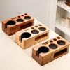 Espresso Tamper Station Wooden Espresso Storage Coffee Organizer tampering Station For 51-58mm Tamper/ Dispenser/ Portion Bag