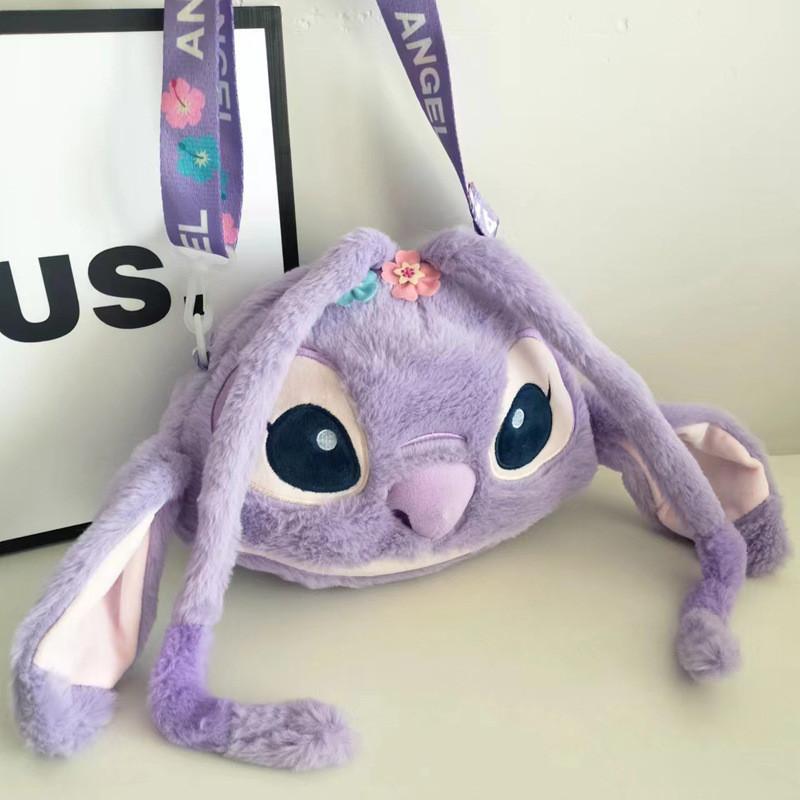 Lilo Stitch Plys Tegneserie Rygsæk Til Piger Med Lynlås Og Lomme Til Afslappet Rejse