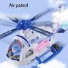 Electric Aircraft Mini Car Toy for w/ LED Music Model Helicopter Kids Interactive Learning Toy Baby New Year’s Party Fav  Blue