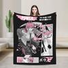 Chainsaw Man Power Blanket Flannel Printed Anime Manga Breathable Super Warm Throw Blankets for Bed Office Bedspread