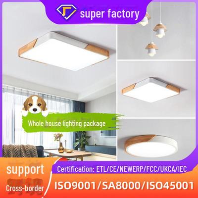 Modern LED Ceiling Lamps Set for Living Room, Bedroom, Dining Room, and Corridor