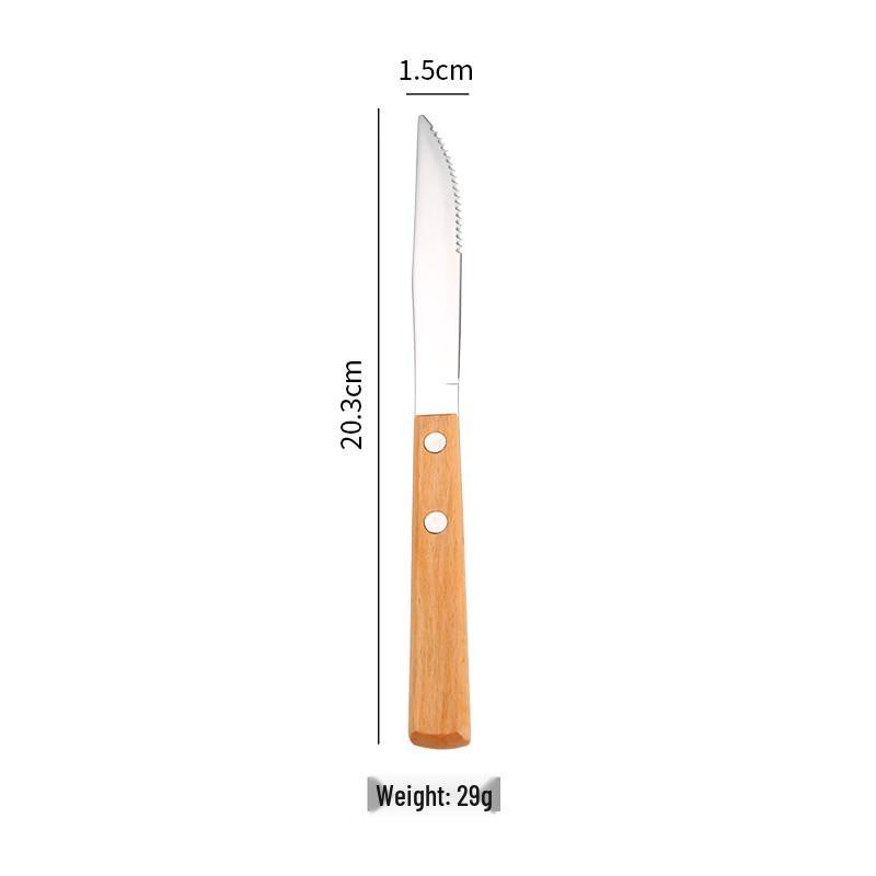 304 Stainless Steel Rosewood Handle Cutlery