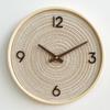 Einfache Nordische Wanduhr Kreativität Massivholz Wanduhren Wohnzimmer Digitale Dekorationsuhr Zimmer Design Elegante Uhr