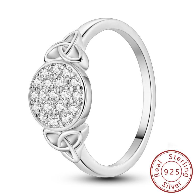 New Original 925 Sterling Silver Rings Stackable Infinite Silver Zircon Ring For Women Wedding Anniversary Birthday Jewelry Gift