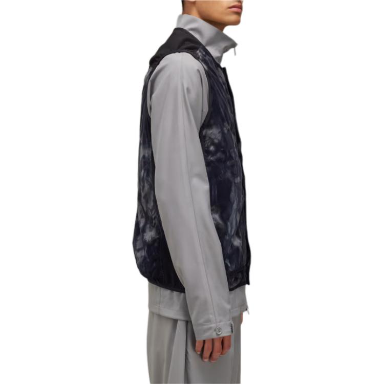 Y-3 Round Neck All Over Print Sleeveless Vest Men Vests Black JI5647