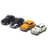 Miniatyr Simulering Bak Bilmodell Diecast Legering Trekk Taxi Leke med Åpningsdør 0,06388888888888889 Skala Retro Bil