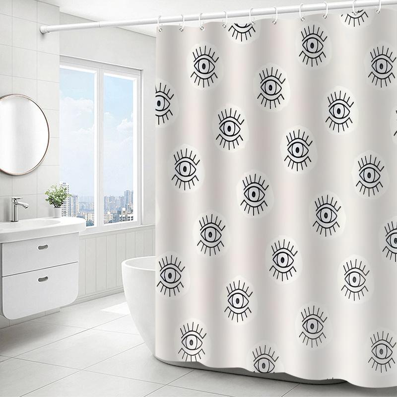 

1Pc Eye Shower Curtain, Bathroom Decoration Pattern W60H190(CM)-1 Pcs
