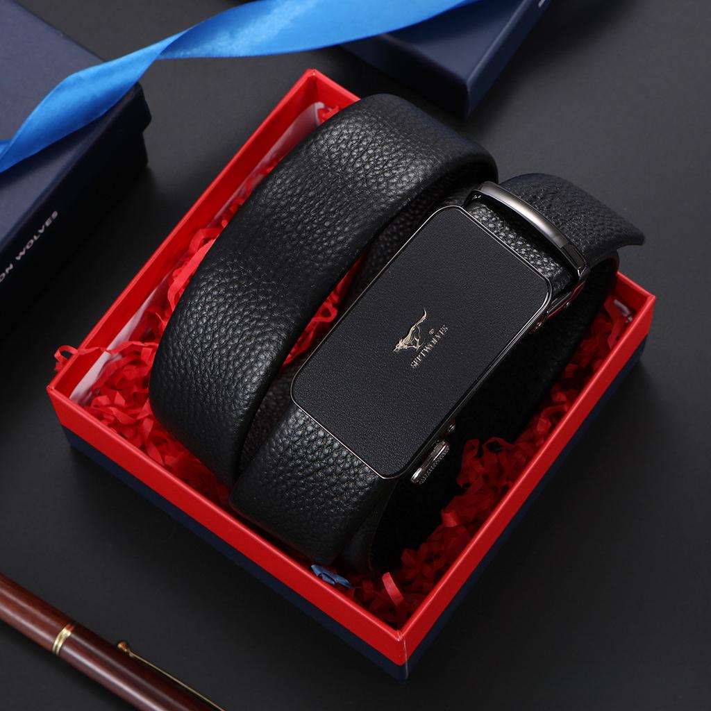 First Layer Cowhide Men's Belt Pin Buckle Versatile Belt High End Belt New Product Comfortable