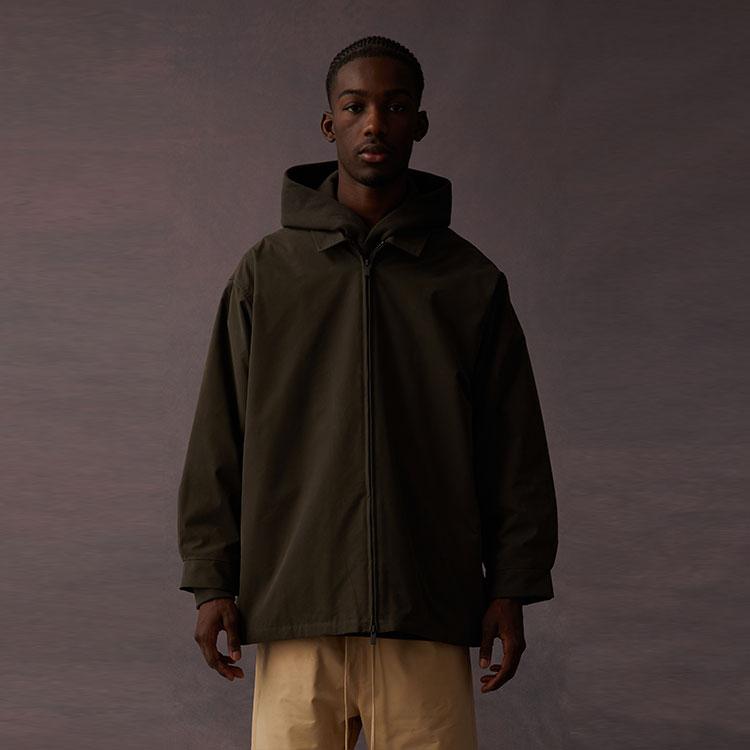 Fear of God Essentials Barn Jacket Off Black Men Outerwear 202BT224190F
