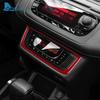 Per Seat Ibiza 6j 2009 2010 2011 2012 2013 2014 Adesivo Reale in Morbida Fibra di Carbonio LHD RHD Pannello Cornice Controllo Centrale AC Auto