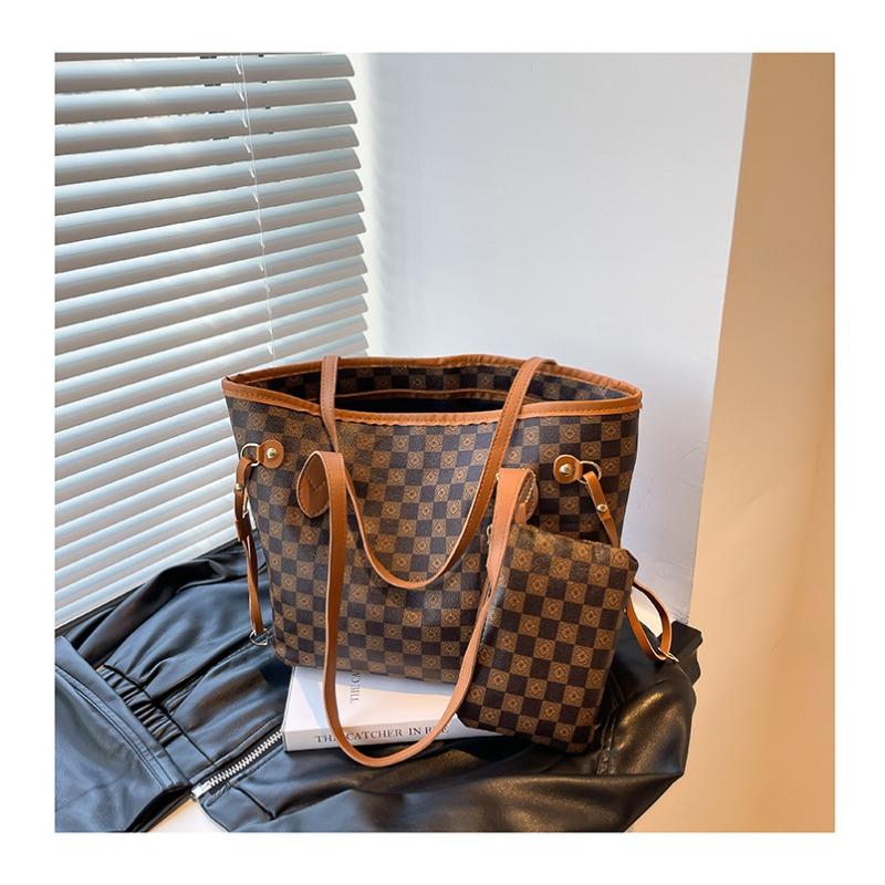 Large-capacity bag women's summer versatile 2 new trendy simple casual shoulder bag premium travel tote bag