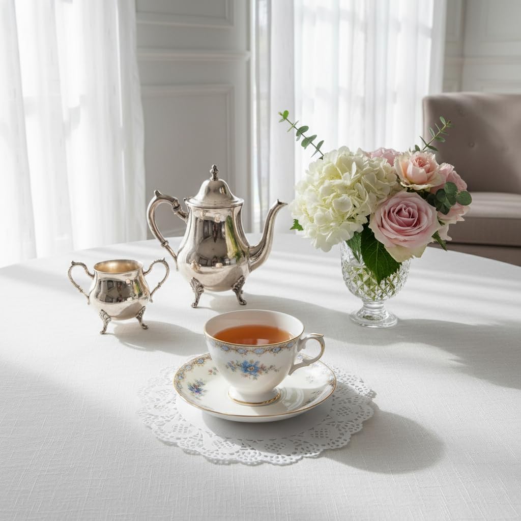 150 Pcs 6" White Lace Paper Doilies,Disposable Round Liners for Buffet, Cakes,Fried Foods,Party and Wedding Table Settings,Kitchen and Table