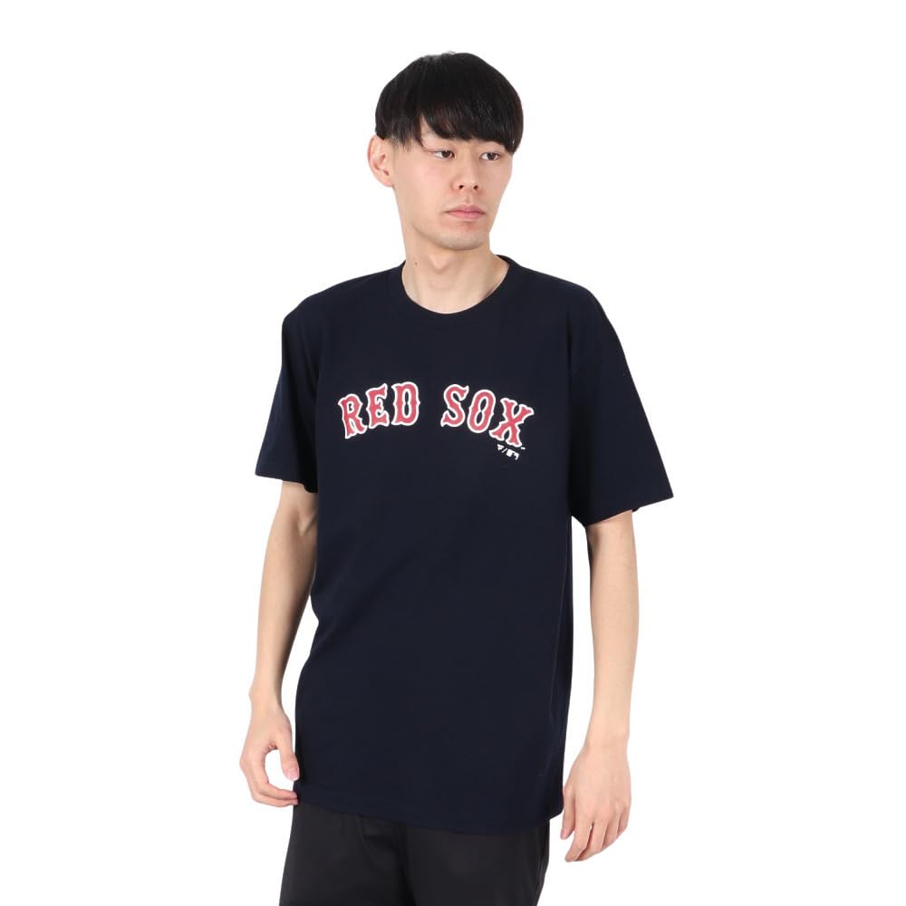

Fanatics MLB Jersey Logo Tee Navy Short Sleeve Shirt