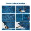 10pcs Square Wall Sticker Strong Adhesive 3D Waterproof Tile Decals Durable Peel and Stick Vinyl Wallpaper for Home Application