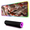changli wuthering Mouse Pad RGB Gaming Mousepad Big LED Pad PC Desk Mat Luminous Mouse Pad Large Keyboard Mats Table Rug With