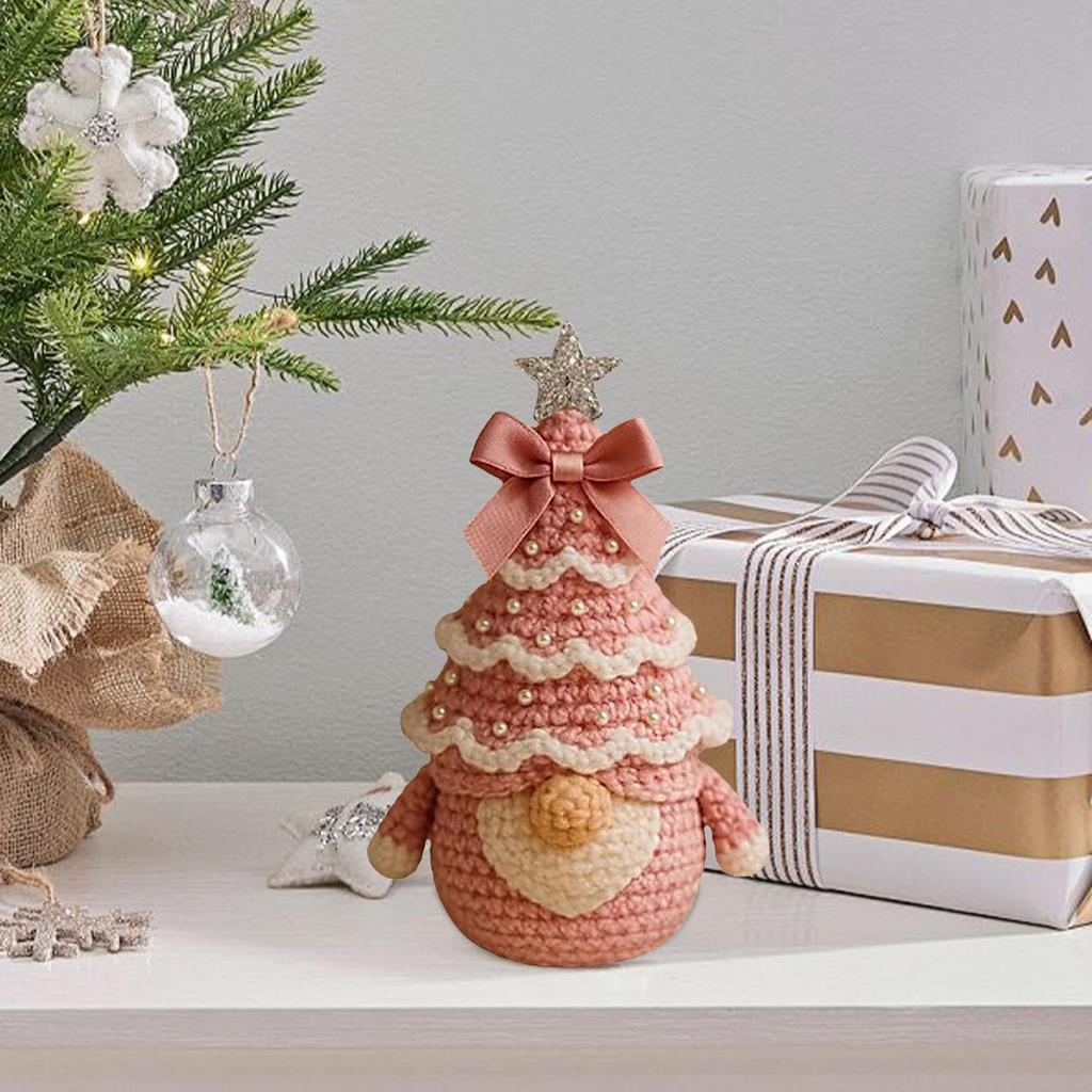 Crochet Kits For Adults Crochet Christmas Tree Gnome Craft Kit For Beginners Easy Learn Supplies For Crafting At Home Holiday