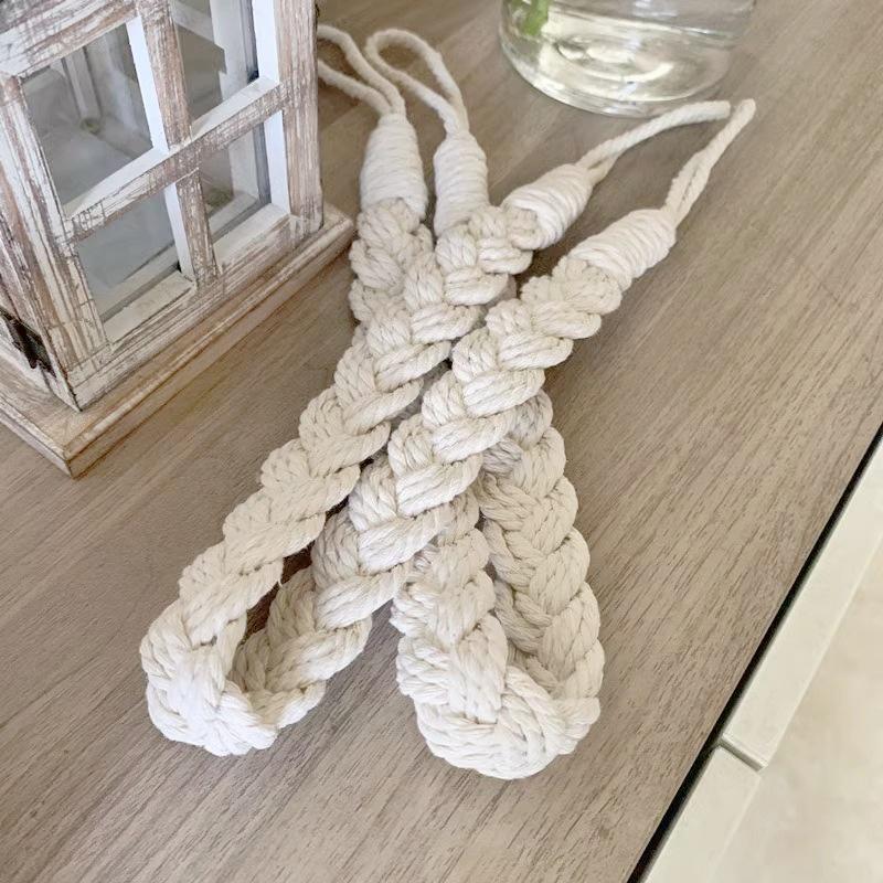 Nordic Style Cotton Linen Rope Curtain Tie-Back Strap