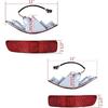For MITSUBISHI OUTLANDER MK2 2006-2012 Rear Tail Fog Light Lamp Reflector Left/Right Rear Bumper Tail Fog Light Reflector Left/Right Fits For