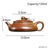 Chinese Yixing Purple Clay Teapot Bamboo Leaf Zisha Tea Pot Handmade Beauty Kettle Household Tea Set Tradition Teaware 120ml