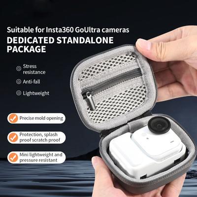 Mini Single Portable Bag for Insta360 Go Ultra Carrying Case Handbag Storage Box for Insta360 Go Ultra Thumb Camera Accessories