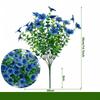 Pequeño Ramo Artificial y de Rosas con Flores de Seda y Plástico para Decoración del Hogar