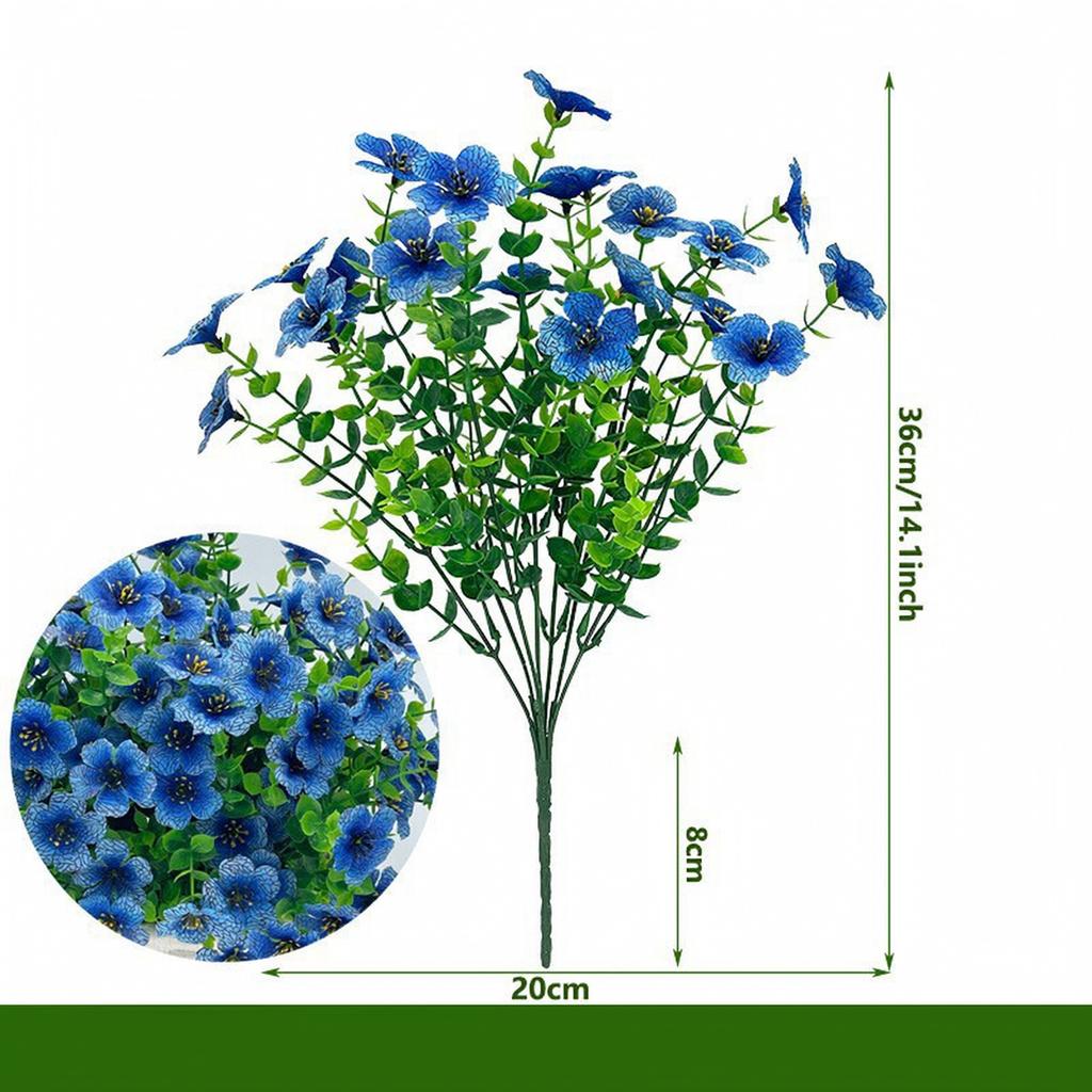 Pequeño Ramo Artificial y de Rosas con Flores de Seda y Plástico para Decoración del Hogar