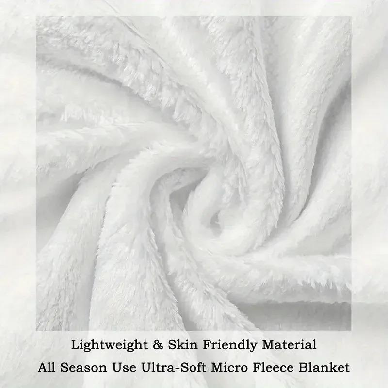 1 Pc Flannel Throw Blanket Cute Dachshund & Paw Print Soft Naptime Blanket All-Season Throw for Pet Lover Sofa Bed Decor Gift