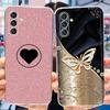 For Samsung Galaxy A14 Cute Flower Cat Pattern Phone Case For SamsungA14 A 14 4G 5G SM-A145F A146B Soft Silicone TPU Back Cover