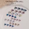 20Pcs Luxury 3D Nail Art Crafts Rhinestones Charms DIY Nail Designs Crystal Gems Dangle Manicure Nail Jewelry Diamonds