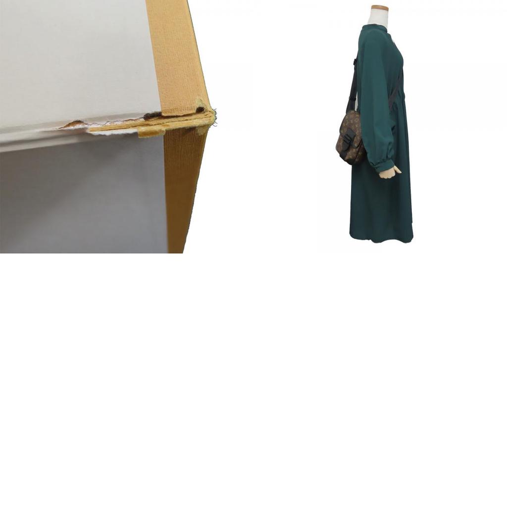 Used LOUIS VUITTON Shoulder Bag Archie Messenger M46442 Monogram Macacer Brown Black Diagonally Hung