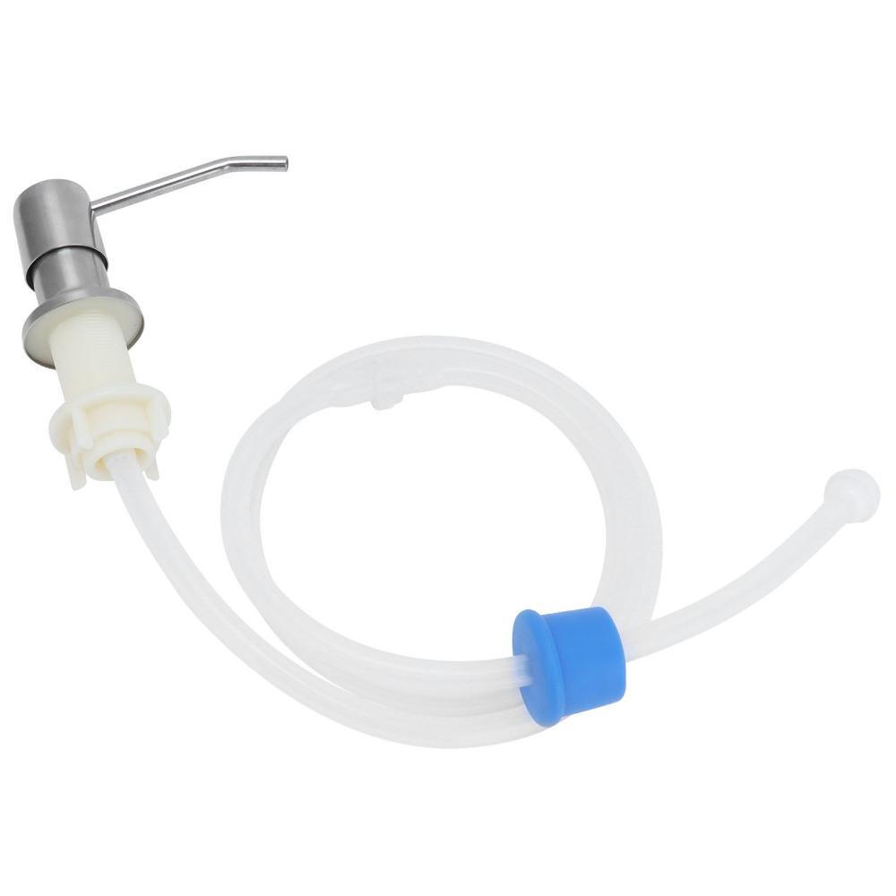 304 Stainless Steel Liquid Dispenser Pump Silicone Tube Sink Pump Head  Built-In Installation