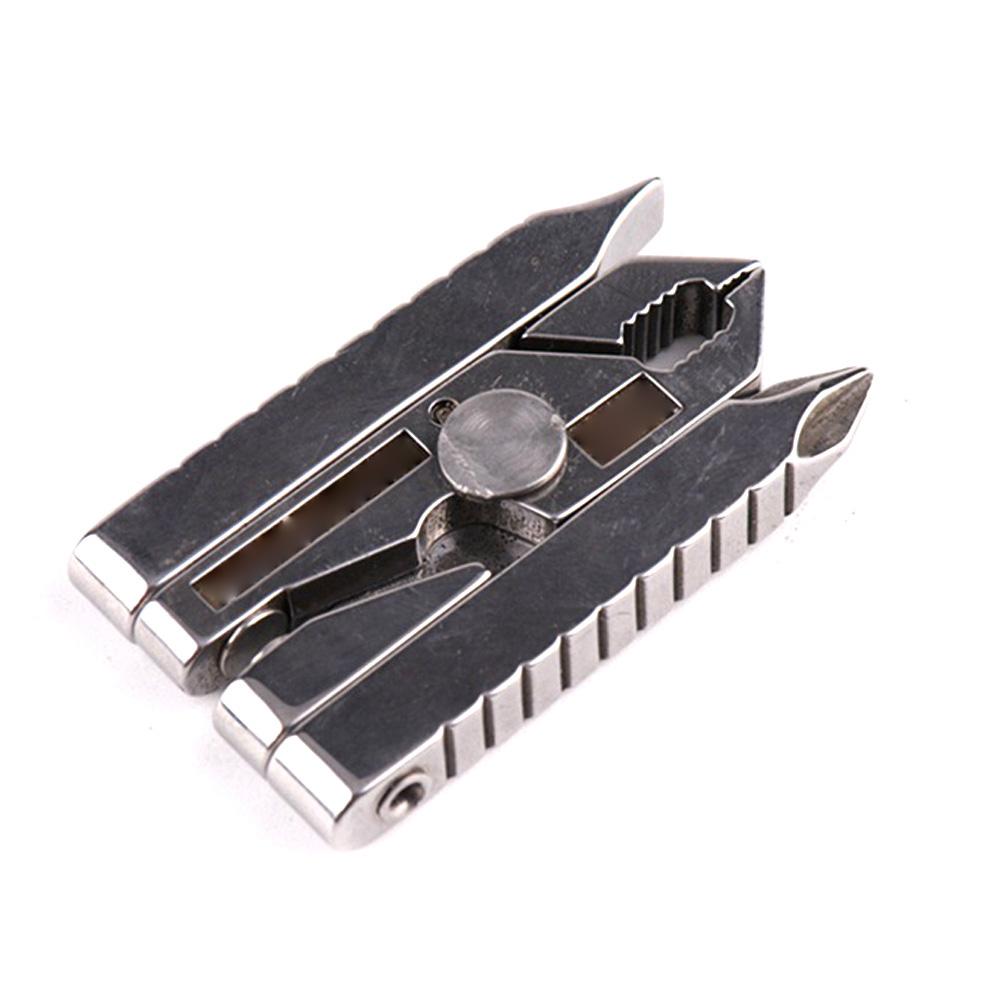 Multifunctional Stainless Steel Mini Pliers Key Chain Pocket Screwdriver for Daily Maintenance