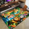1PC Jungle Animals Non-Slip Floor Carpet Compatible for Office&Living Room&Bedroom&Dining Room -  Soft & Pattern, Vibrant Colors-H0413