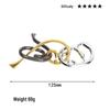Intelligence Puzzle Zinc Alloy Disentanglement Rings - Unlock Nine Linked Rings Kongming Luban Lock Educational Toy