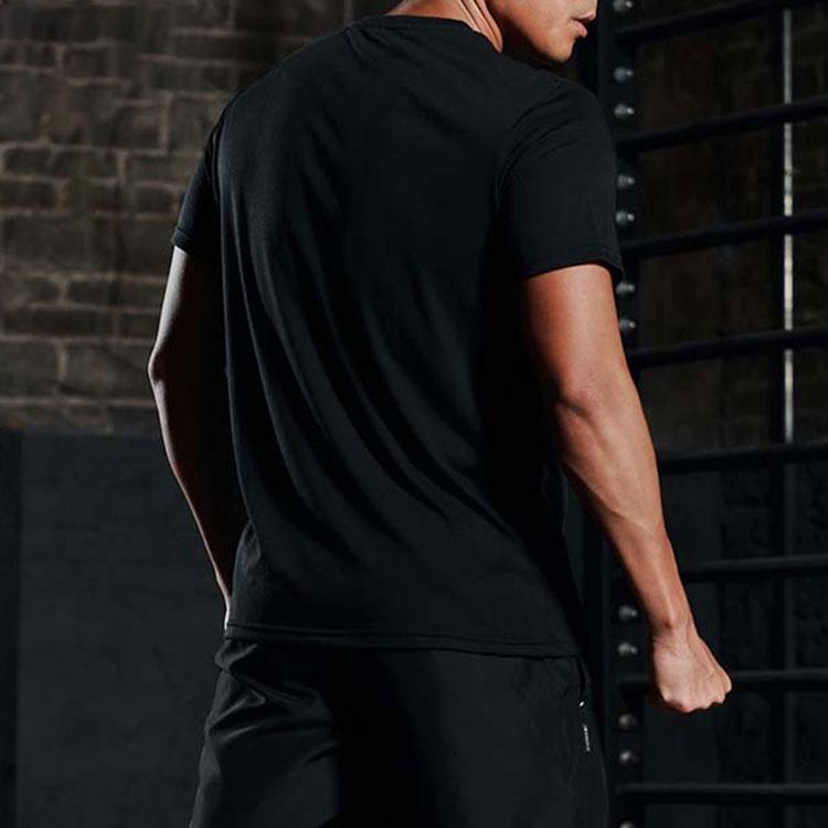 Li-Ning Wade Series Sports Training Quick-Dry Breathable Crew Neck T-Shirt Men Tops Basic-Black AHSQ361-1