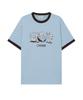 COVERNAT [Covernat X Hidana] Lucky Cereal Ringer T-Shirt Sky Blue