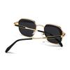 New European And American Style Men'S Aviator Glasses Retro Metal Square Frame Sunglasses  Ready Stock 1435