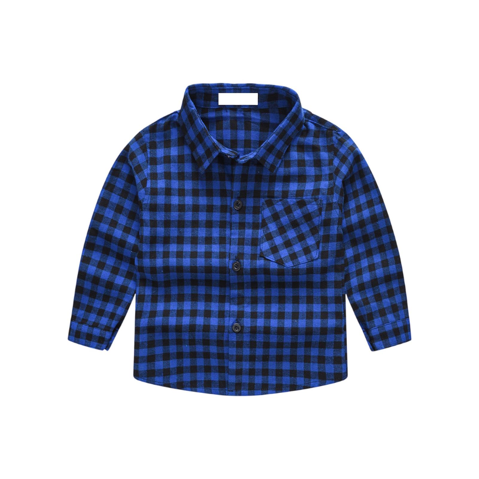 Kids  Pocket Cotton Coat - Thickened Winter Jacket 120 синий