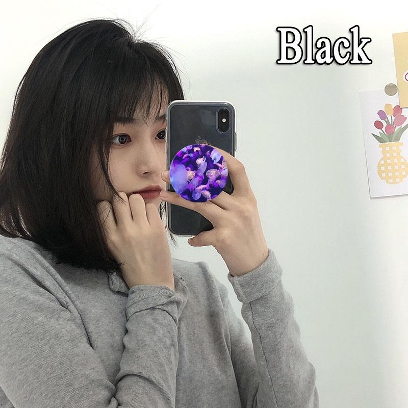 Artistic Quicksand Support Holders Supports For Mobile Tablets Retractable Finger Grip Holder