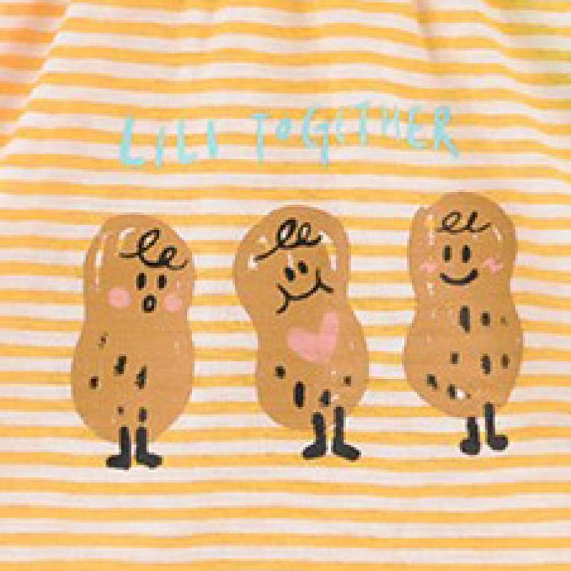 [lilipuri] PeanuT Trio T shirT  Yellow 