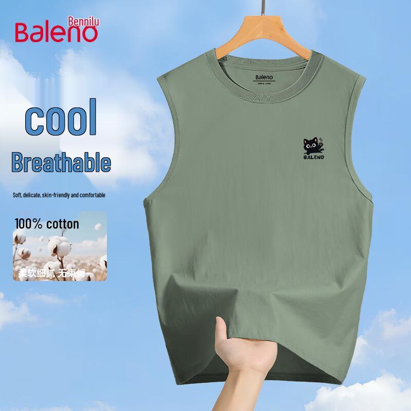 Baleno Men s Heavyweight Cotton Vest M
