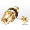Keyed Entry Round Door Knob polishes Brass Door Lock for Interior & Exterior Use HX6C