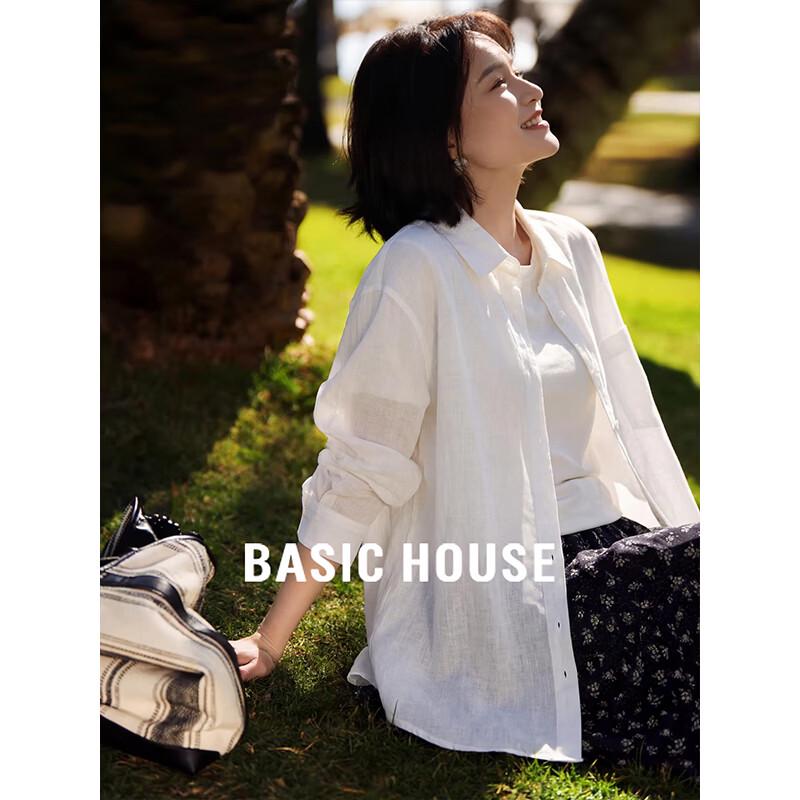 

Женская рубашка Basic House из тенсела с защитой от солнца, с длинным рукавом M